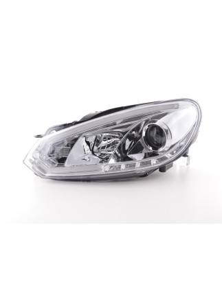 Headlights Daylight LED daytime running lights VW Golf 6 08-12 chrome