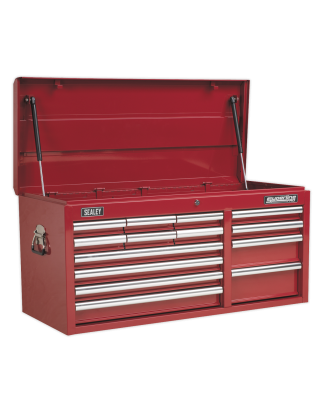 Topchest 14 Drawer with Ball-Bearing Slides Heavy-Duty - Red