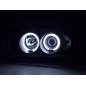 Phares Angel Eyes CCFL VW Golf 3 92-98 noir