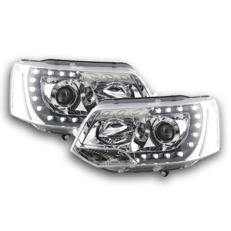 Headlights Daylight LED daytime running lights VW Bus T5 from 2009 chrome