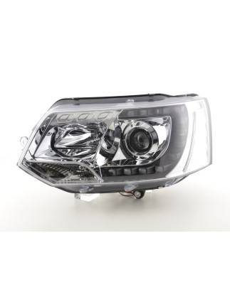 Headlights Daylight LED daytime running lights VW Bus T5 from 2009 chrome