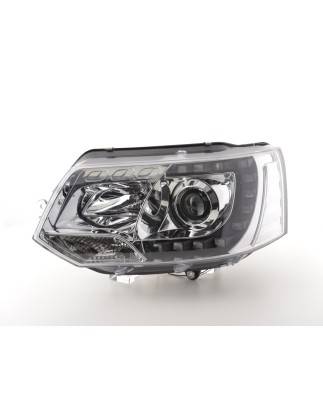 Headlights Daylight LED daytime running lights VW Bus T5 from 2009 chrome