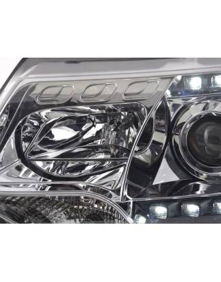 Headlights Daylight LED daytime running lights VW Bus T5 from 2009 chrome