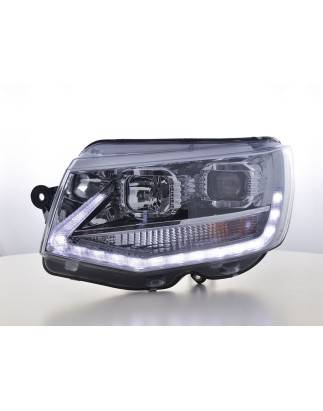 Headlights Daylight LED daytime running lights VW Bus T6 from 2015 chrome