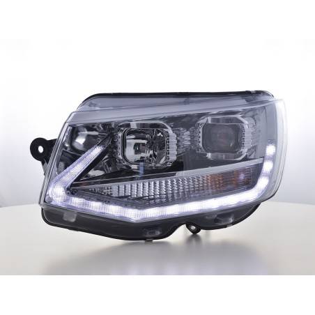 Headlights Daylight LED daytime running lights VW Bus T6 from 2015 chrome