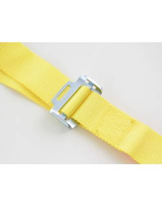 Harnais ceinture harnais 5 points harnais racing universel jaune