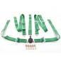 Harnais ceinture harnais 5 points harnais racing universel vert