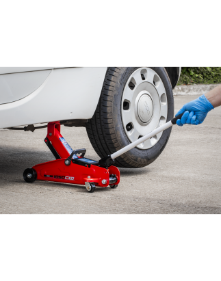 Short Chassis Trolley Jack with Storage Case 2 Tonne