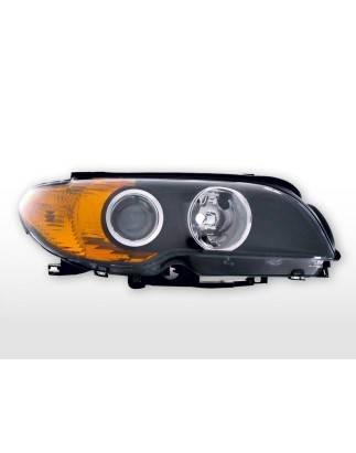 Spare parts headlight right BMW 3er E46 Coupe 03-06, black