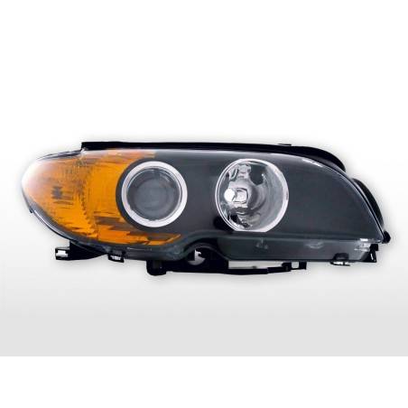 Spare parts headlight right BMW 3er E46 Coupe 03-06, black