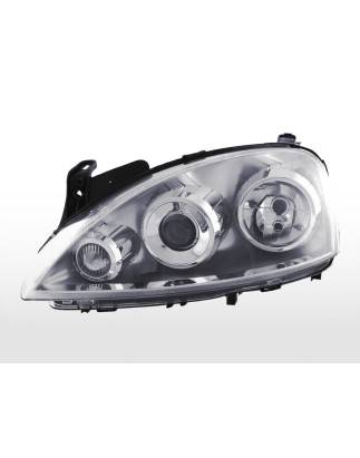 Spare parts headlight left Opel Corsa C 03-06