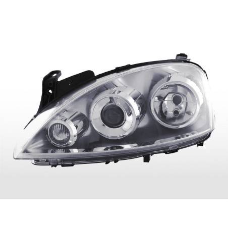 Spare parts headlight left Opel Corsa C 03-06