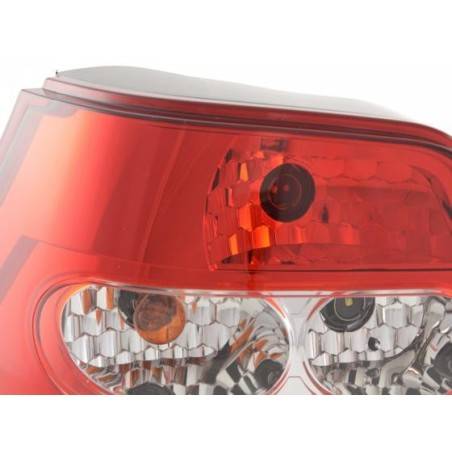 Taillights set VW Golf 4 98-02, red / clear