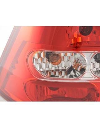 Taillights set VW Golf 4 98-02, red / clear