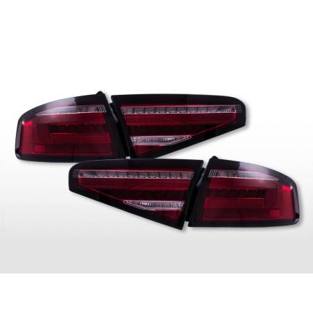 Feux arrière LED Audi A4 (B8/8K) 2013-2015 rouge/clair