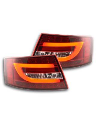 LED taillights set Audi A6 Limo (4F) 04-08 red / clear