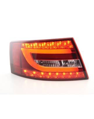 LED taillights set Audi A6 Limo (4F) 04-08 red / clear