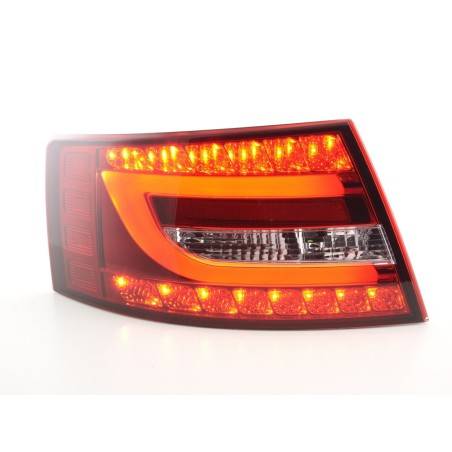 LED taillights set Audi A6 Limo (4F) 04-08 red / clear