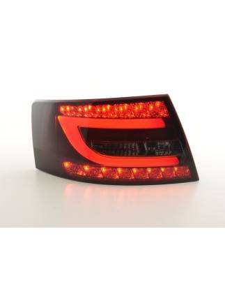 Kit feux arrières à LED Audi A6 Limo (4F) 04-08 rouge / noir