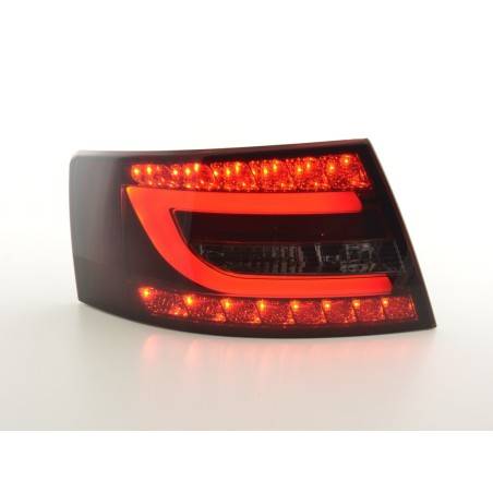 Kit feux arrières à LED Audi A6 Limo (4F) 04-08 rouge / noir