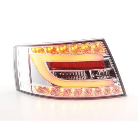 LED taillights set Audi A6 Limo (4F) 04-08 chrome