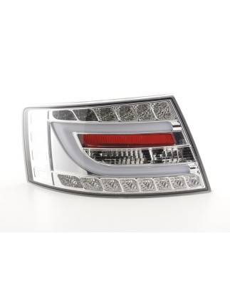 LED taillights set Audi A6 Limo (4F) 04-08 chrome