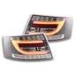 LED taillights set Audi A6 Limo (4F) 04-08 black