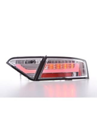 Feux arrières LED Lightbar Audi A5 8T Coupe / Sportback 07-11 chrome