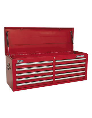 Topchest 10 Drawer with Ball-Bearing Slides - Red