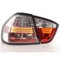 LED taillights set BMW 3-series E90 sedan 05-08 chrome