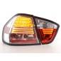 LED taillights set BMW 3-series E90 sedan 05-08 chrome