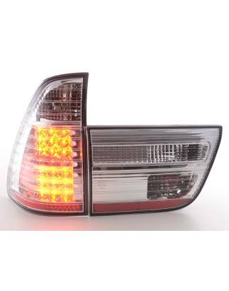 Feux arrières LED BMW X5 E53 98-02 chrome