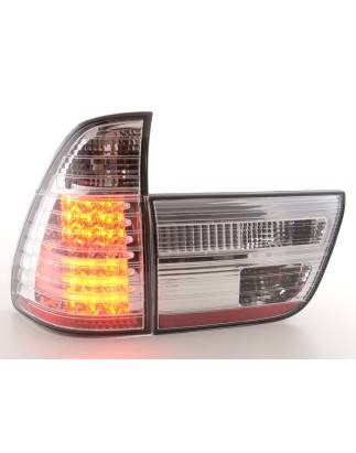 Feux arrières LED BMW X5 E53 98-02 chrome