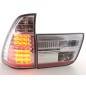 LED taillights BMW X5 E53 98-02 chrome