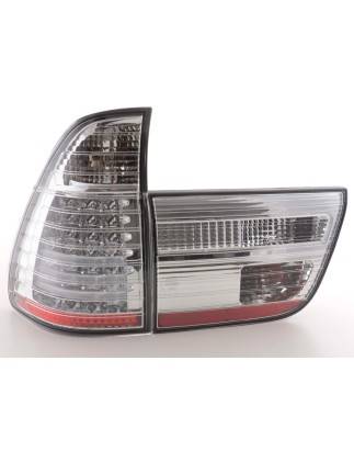 Feux arrières LED BMW X5 E53 98-02 chrome