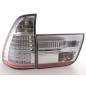 LED taillights BMW X5 E53 98-02 chrome