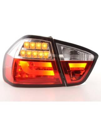 LED taillights set BMW 3-series E90 Limo 05-08 red / clear