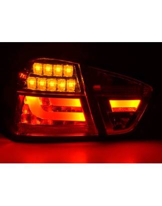 LED taillights set BMW 3-series E90 Limo 05-08 red / clear