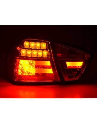 LED taillights set BMW 3-series E90 Limo 05-08 red / clear