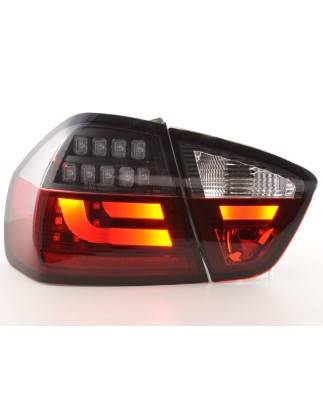 LED taillights set BMW 3-series E90 Limo 05-08 red / black