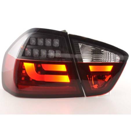 LED taillights set BMW 3-series E90 Limo 05-08 red / black