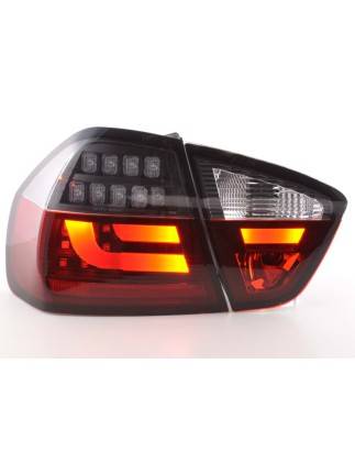 LED taillights set BMW 3-series E90 Limo 05-08 red / black