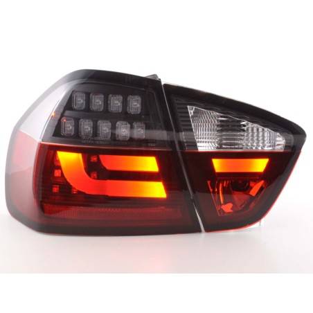 Kit feux arrière LED BMW Série 3 E90 Limo 05-08 rouge / noir