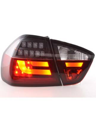 Kit feux arrière LED BMW Série 3 E90 Limo 05-08 rouge / noir