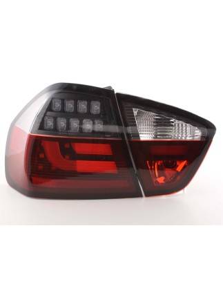 LED taillights set BMW 3-series E90 Limo 05-08 red / black