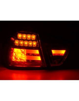 LED taillights set BMW 3-series E90 Limo 05-08 black