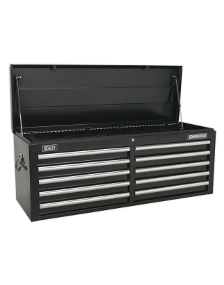 Topchest 10 Drawer with Ball-Bearing Slides - Black