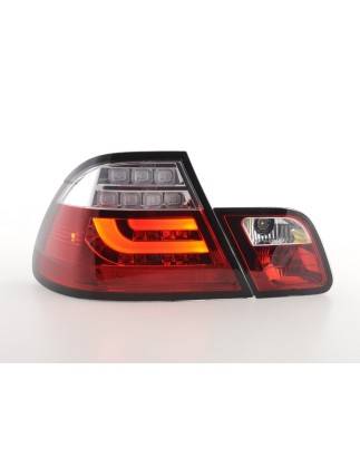 Kit feux arrières LED BMW Série 3 E46 Coupé 03-07 rouge / clair