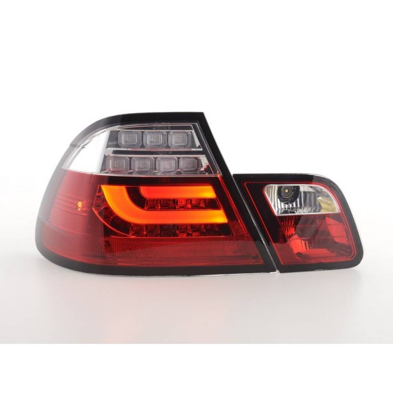 Kit feux arrières LED BMW Série 3 E46 Coupé 03-07 rouge / clair