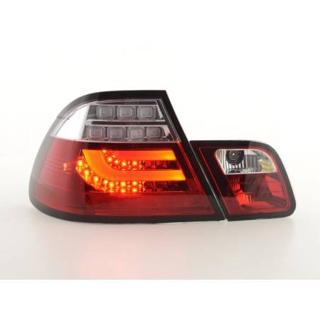 LED taillights set BMW 3-series E46 Coupe 03-07 red / clear